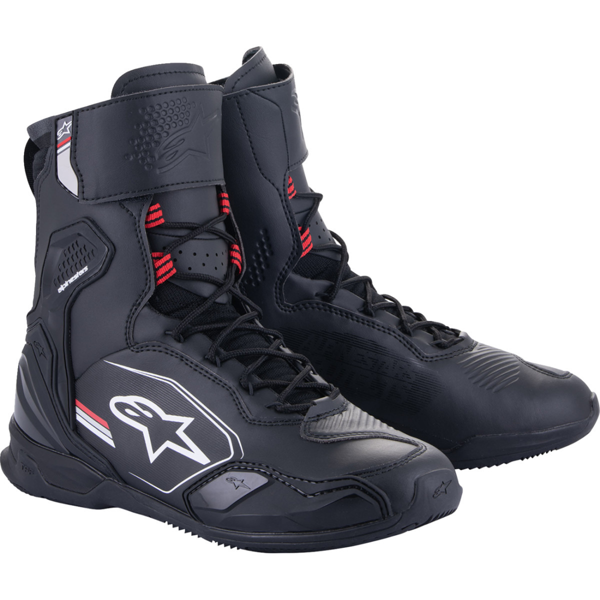 Alpinestars #251112411659.5 - Superfaster Shoe - Black/Gray/Red - US 9.5