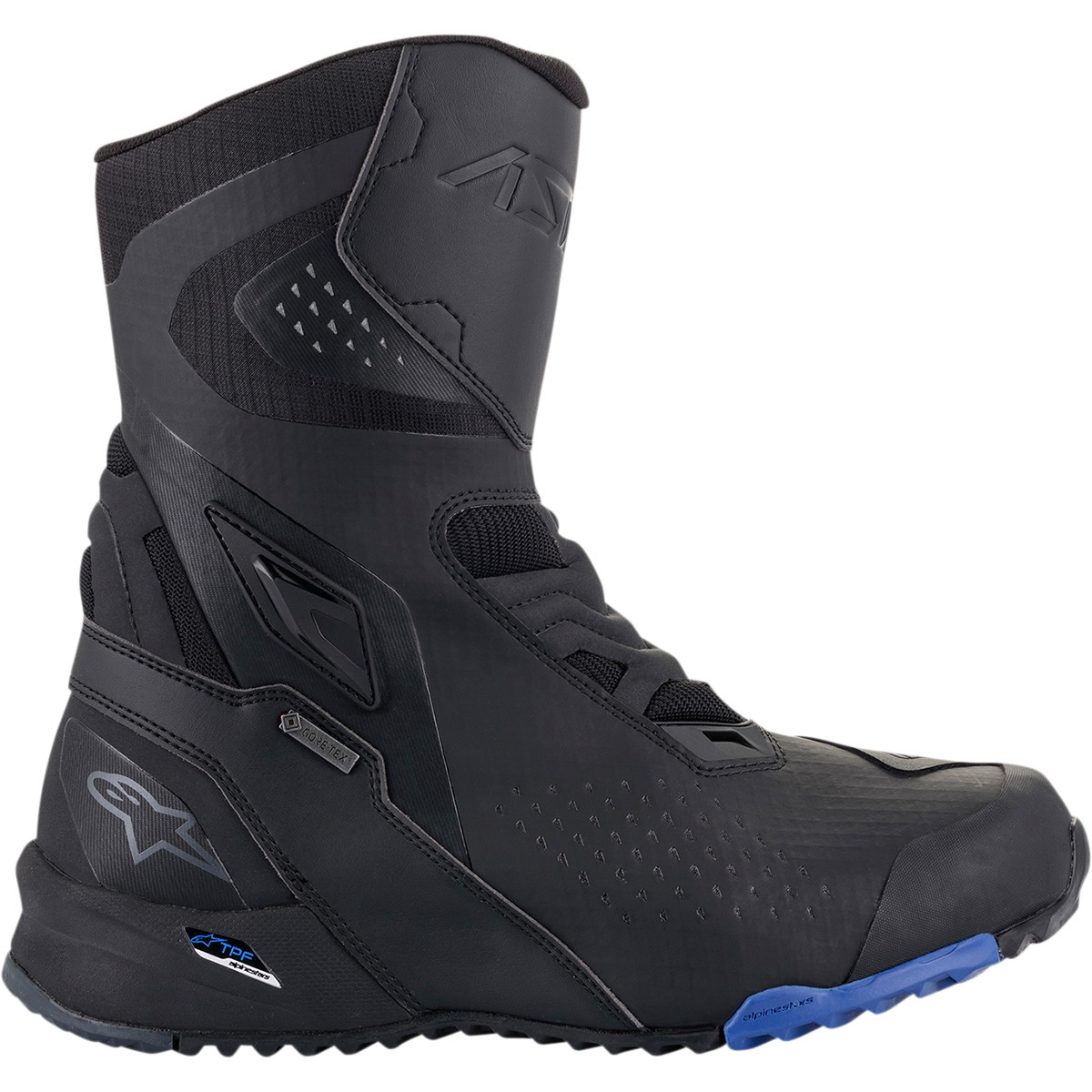 Alpinestars #2335422-17-38 - RT-8 Gore-Tex® Boots - Black/Blue - US 5 / EU 38