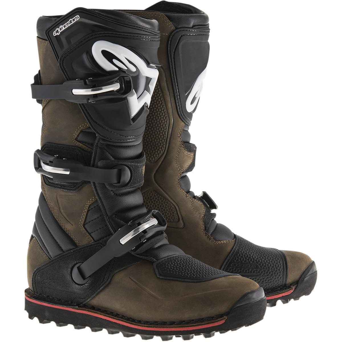 Alpinestars #2004017-818-7 - Tech-T Boots - Brown/Black - US 7 / EU 40.5