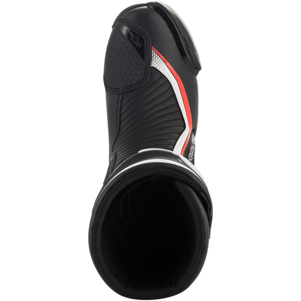 Alpinestars #2221019-1231-46 - SMX Plus Boots - Black/White/Red Fluorescent - US 11.5 / EU 46