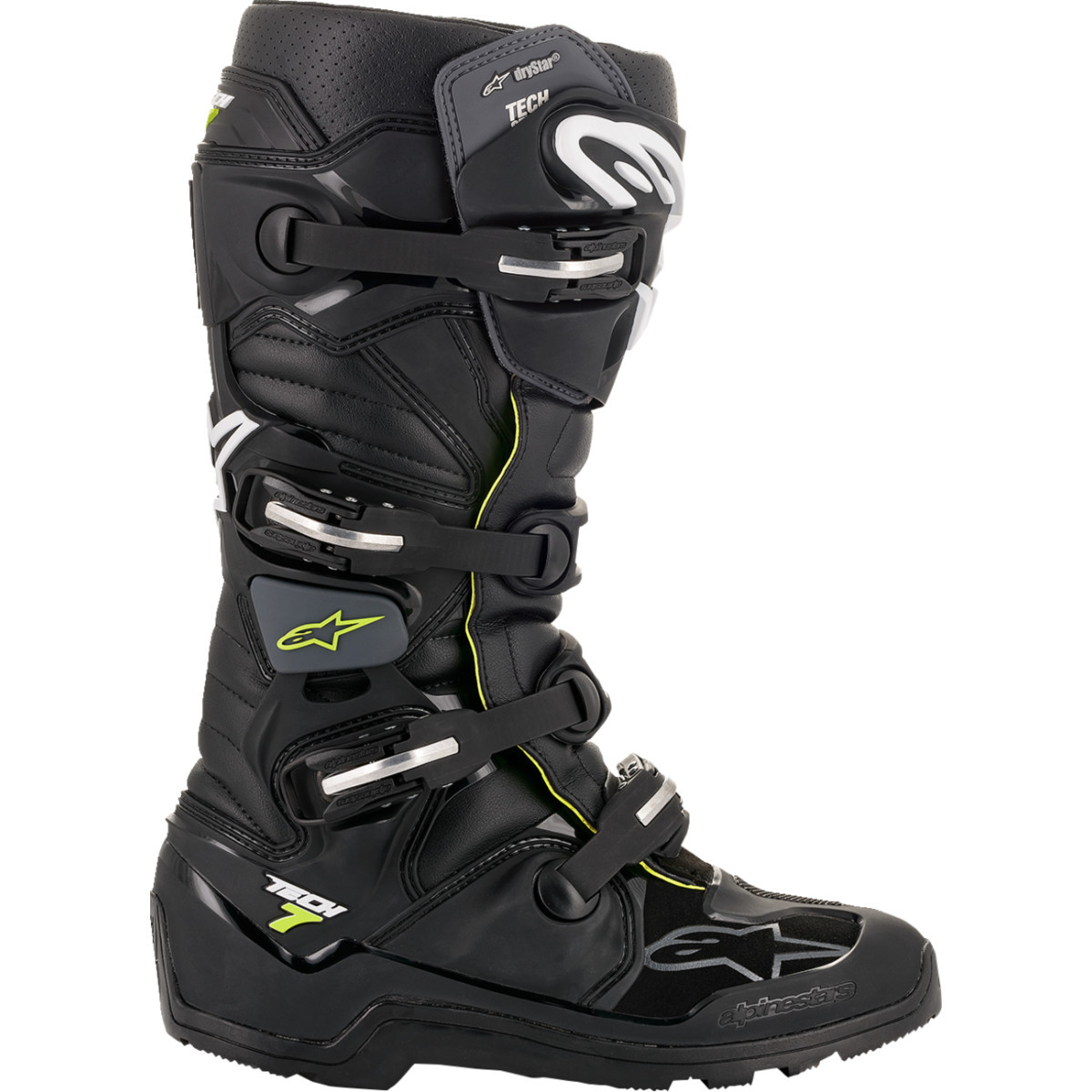 Alpinestars #2012620-106-8 - Tech 7 Enduro Drystar® Boots - Black/Gray - US 8 / EU 42