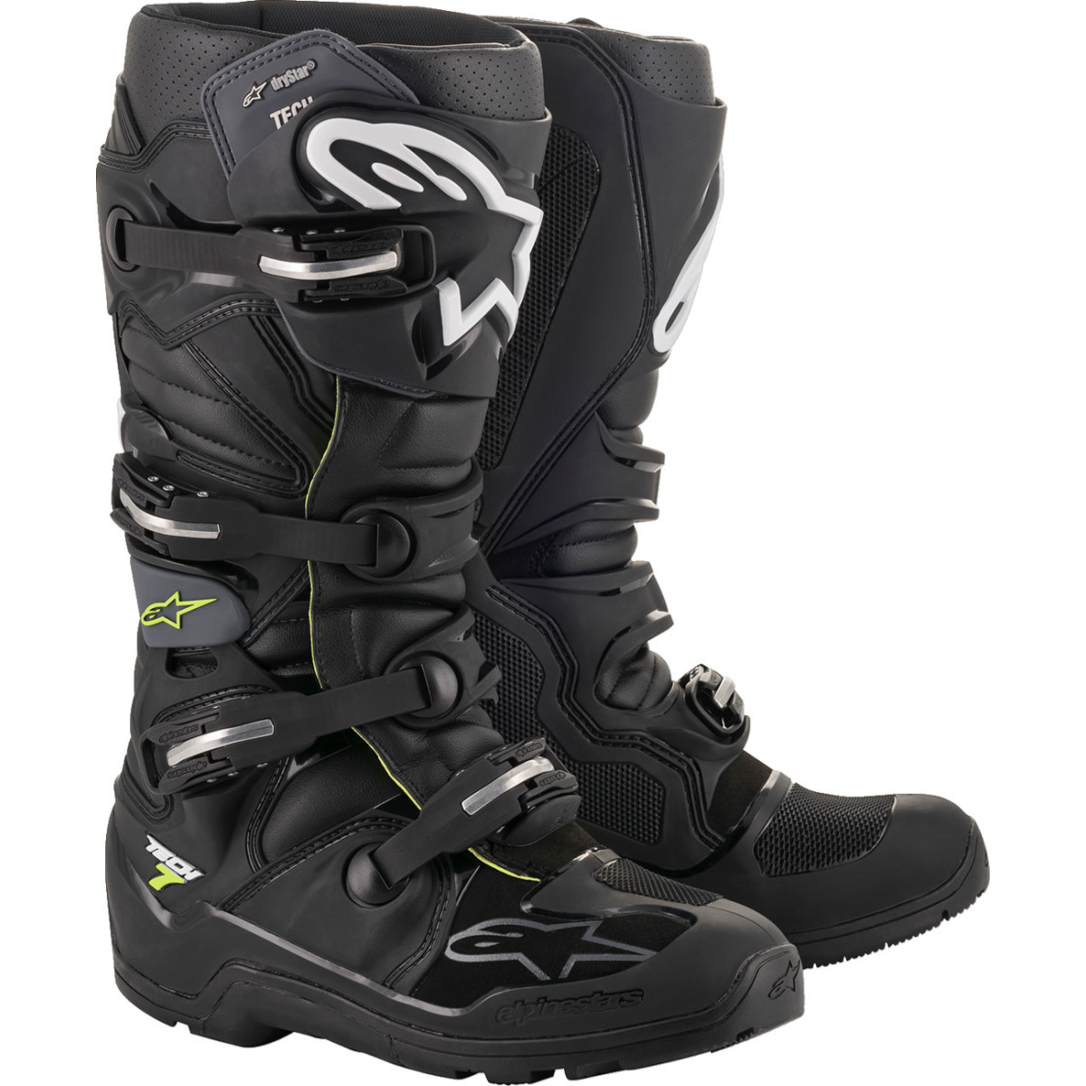 Alpinestars #2012620-106-12 - Tech 7 Enduro Drystar® Boots - Black/Gray - US 12 / EU 47