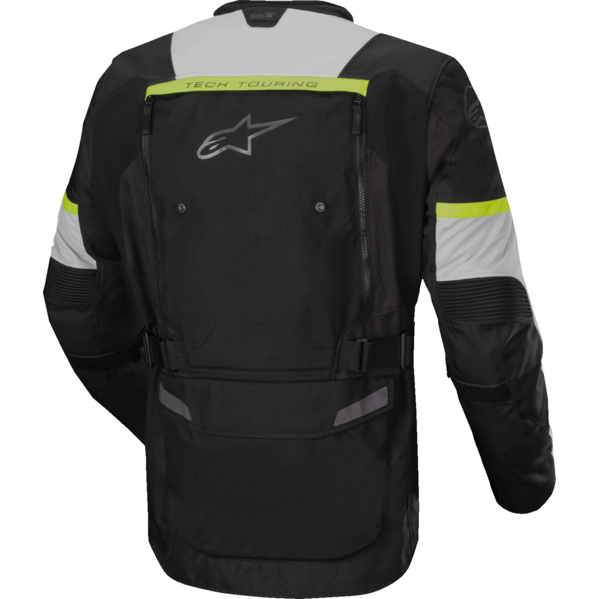Alpinestars #3207023-1381-XL - Bogota Pro Drystar® Jacket - Dark Black/Ice Gray/Yellow Fluo - XL