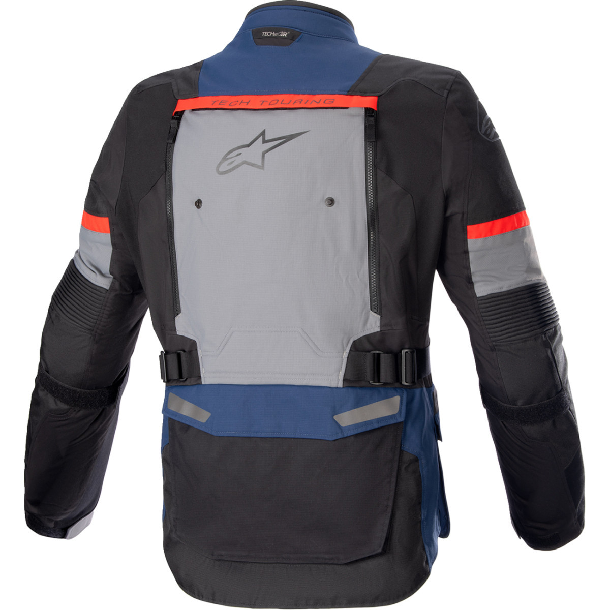 Alpinestars #3207023-7093-S - Bogota Pro Drystar® Jacket - Dark Blue/Black/Bright Red - Small