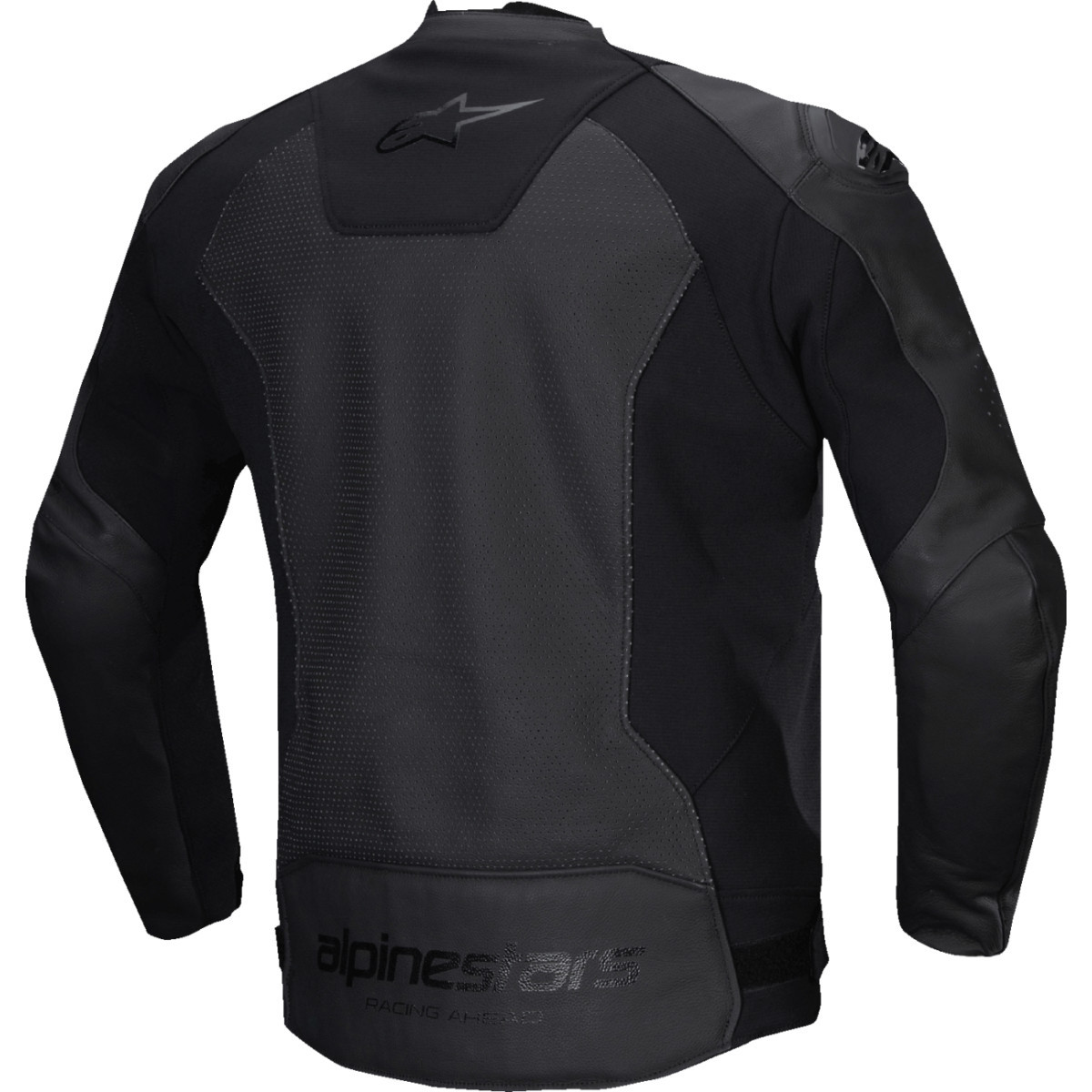 Alpinestars #3103625-1100-56 - Faster v3 Airflow Leather Jacket - Black/Black - US 46 / EU 56