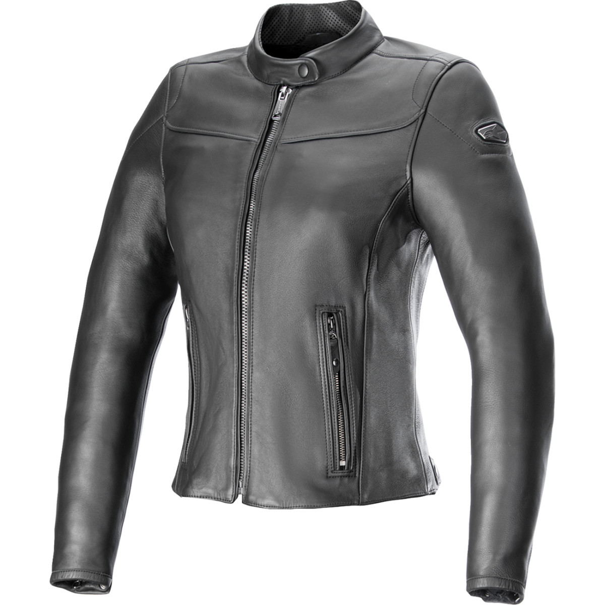 Alpinestars #3113824-1100-2X - Stella Tory Leather Jacket - Black - 2XL