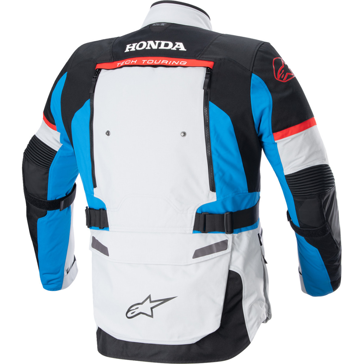 Alpinestars #3206723-9173-4X - Honda Bogotà Pro Drystar® Jacket - Gray/Black/Red/Blue - 4XL