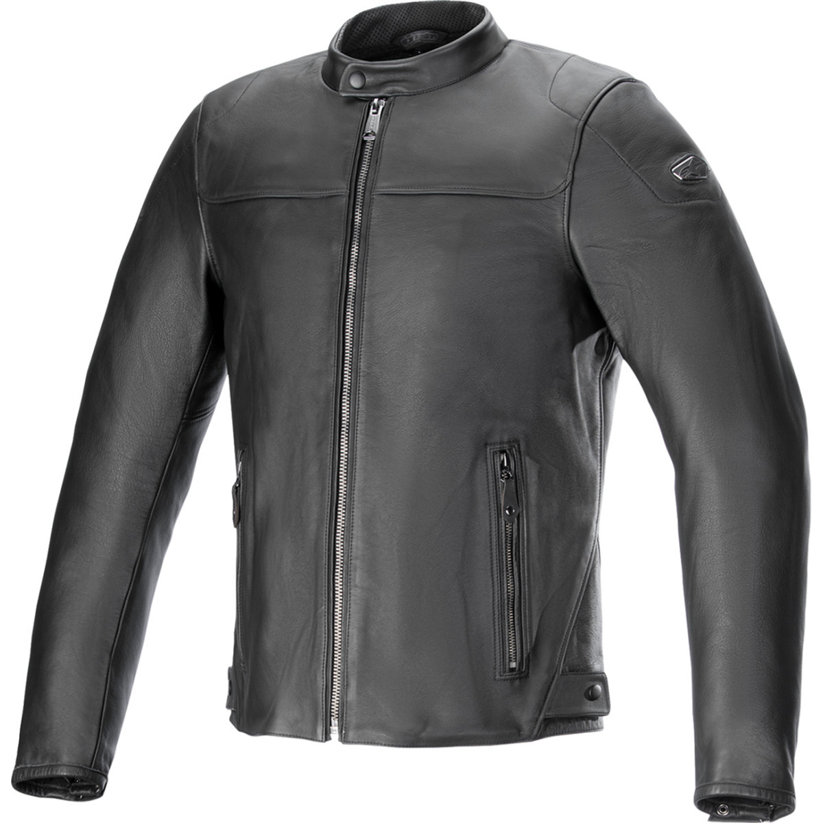 Alpinestars #3103824-1100-4X - Blacktrack Leather Jacket - Black - 4XL