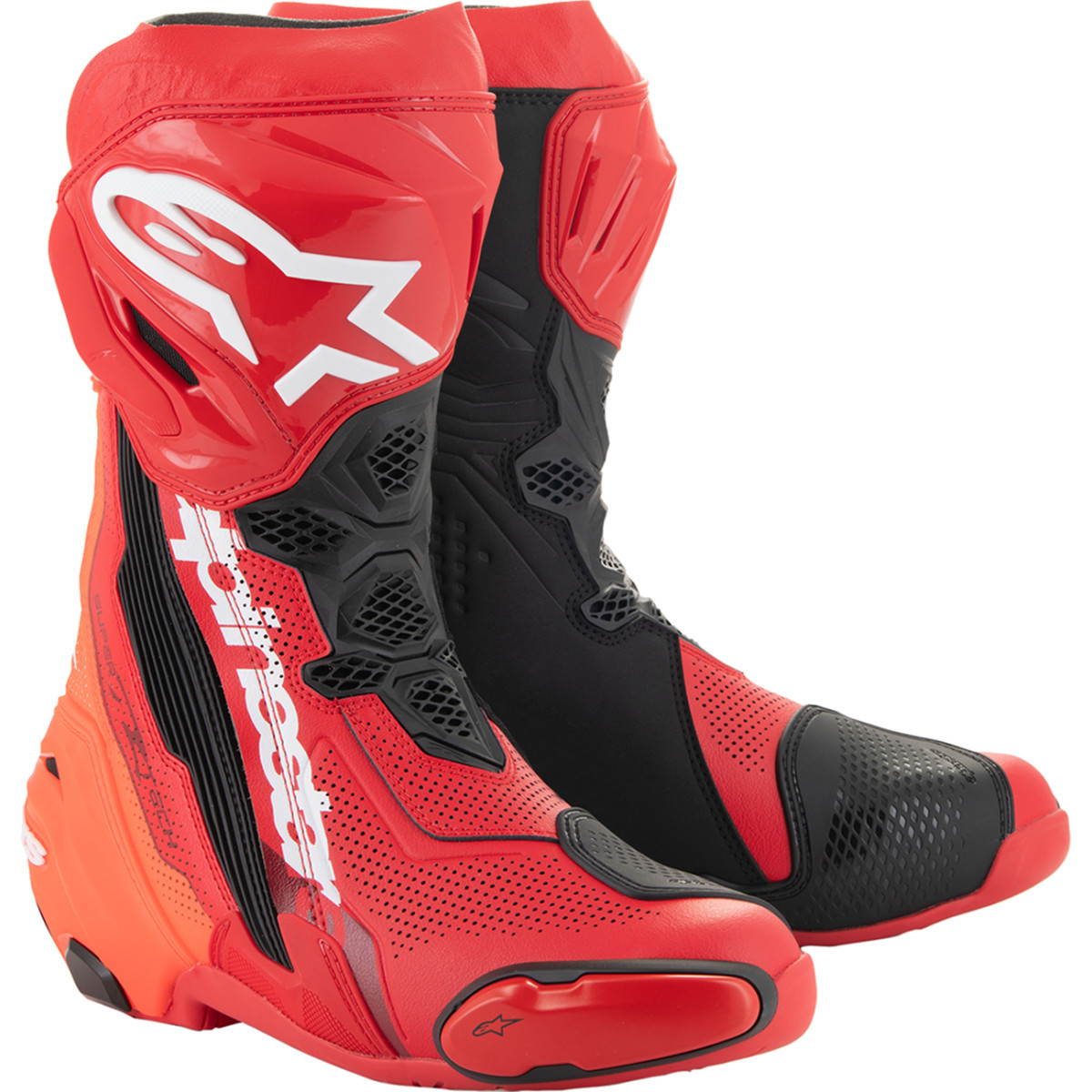 Alpinestars #2220121-3029-44 - Supertech R Vented Boots - Red - US 9.5 / EU 44