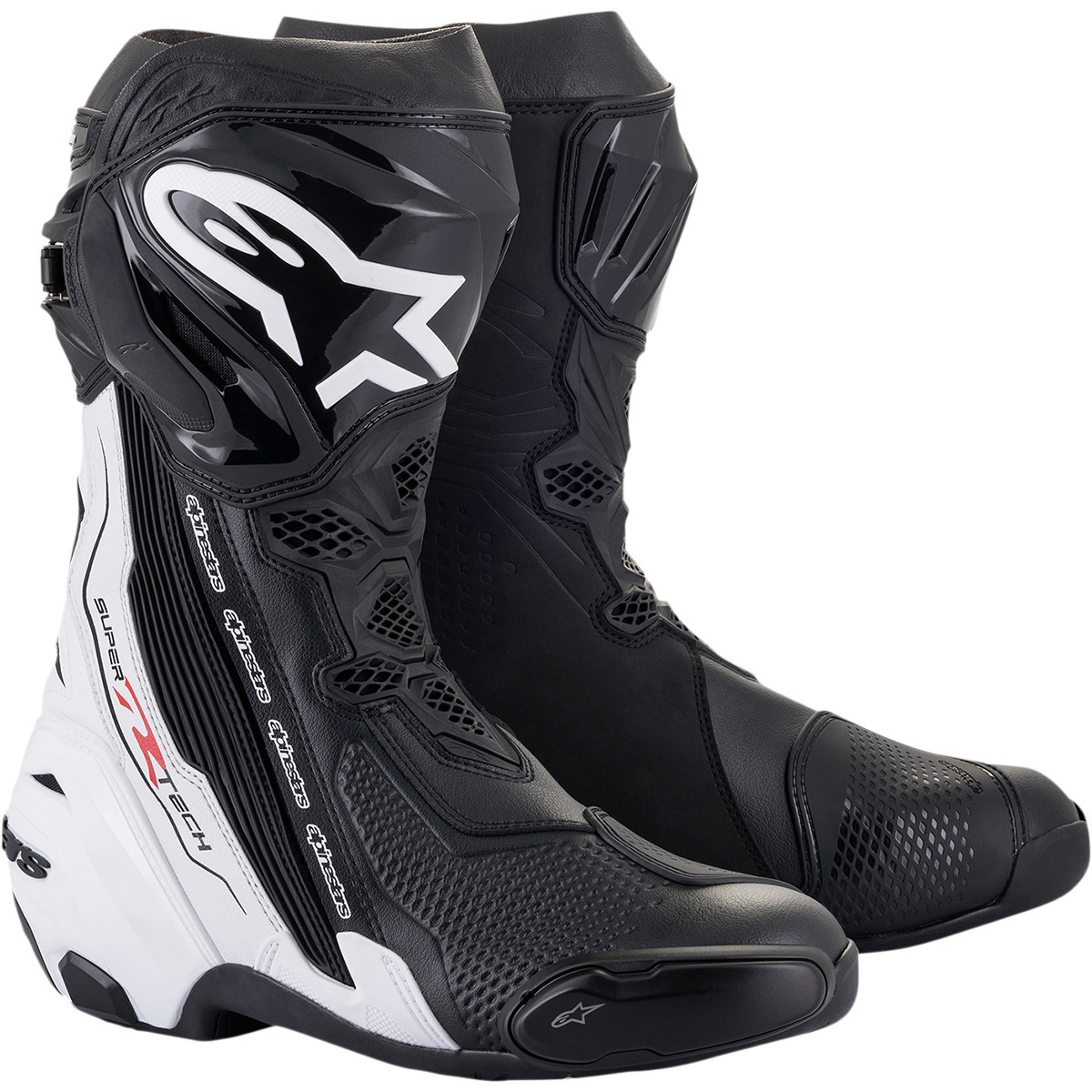 Alpinestars #2220021-12-43 - Supertech R Boots - Black/White - US 9 / EU 43