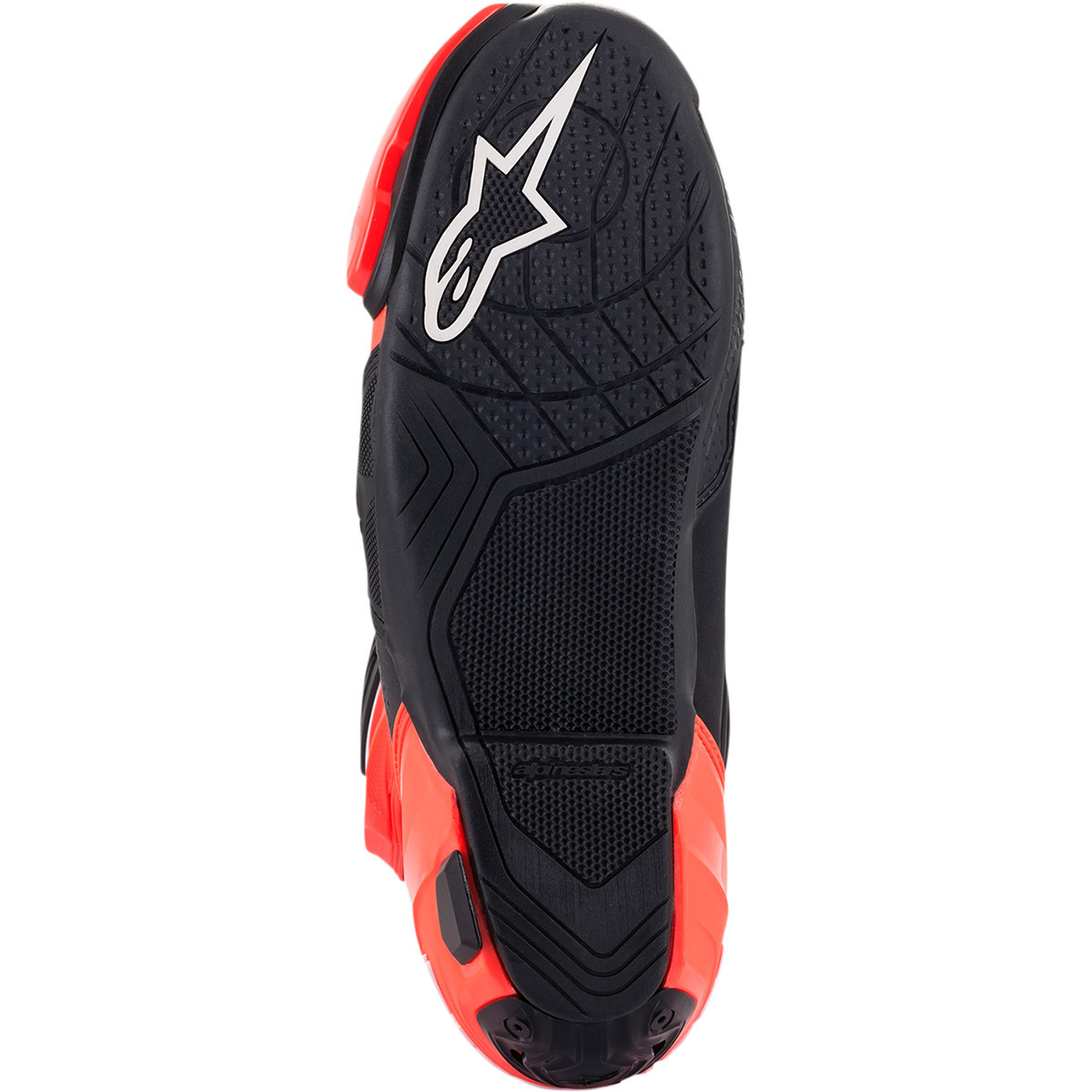 Alpinestars #2220121-124-39 - Supertech R Vented Boots - Black/Fluorescent Red/White - US 6 / EU 39