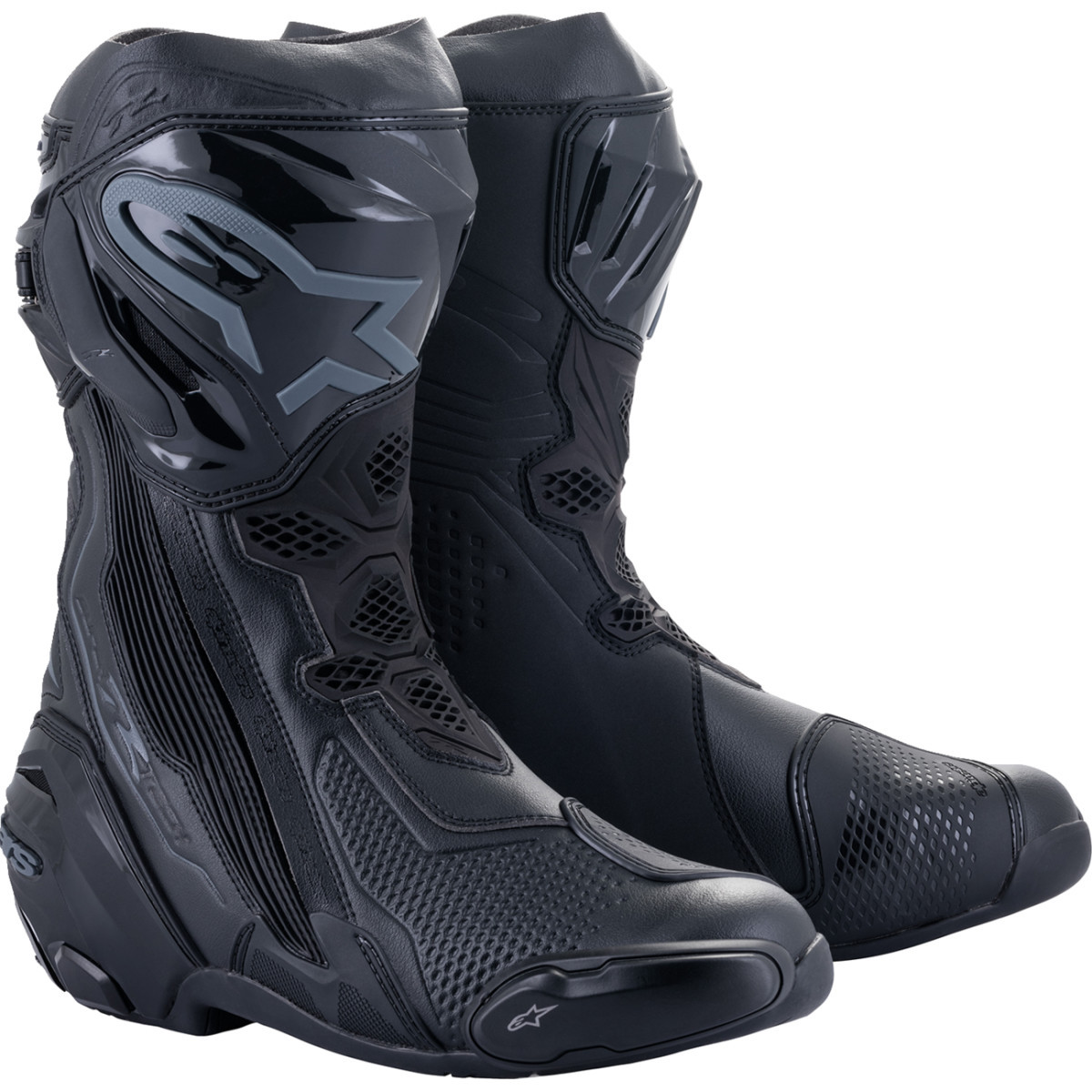 Alpinestars #2220021-1100-45 - Supertech R Boots - Black - US 10.5 / EU 45