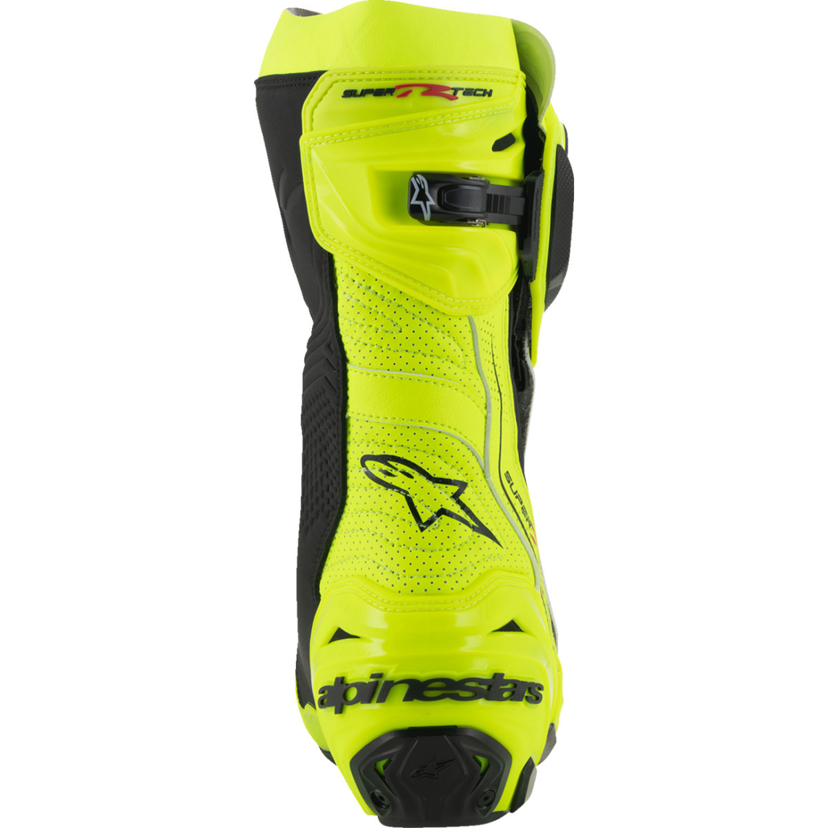 Alpinestars #2220121-551-39 - Supertech R Vented Boots - Fluorescent Yellow/Black - US 6 / EU 39