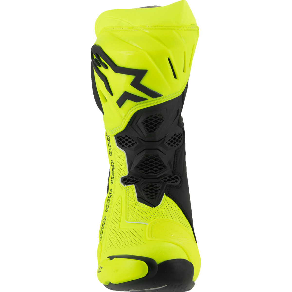 Alpinestars #2220121-551-41 - Supertech R Vented Boots - Fluorescent Yellow/Black - US 7.5 / EU 41