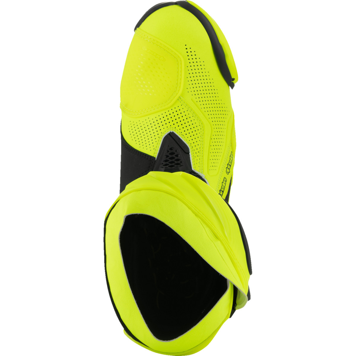 Alpinestars #2220121-551-43 - Supertech R Vented Boots - Fluorescent Yellow/Black - US 9 / EU 43