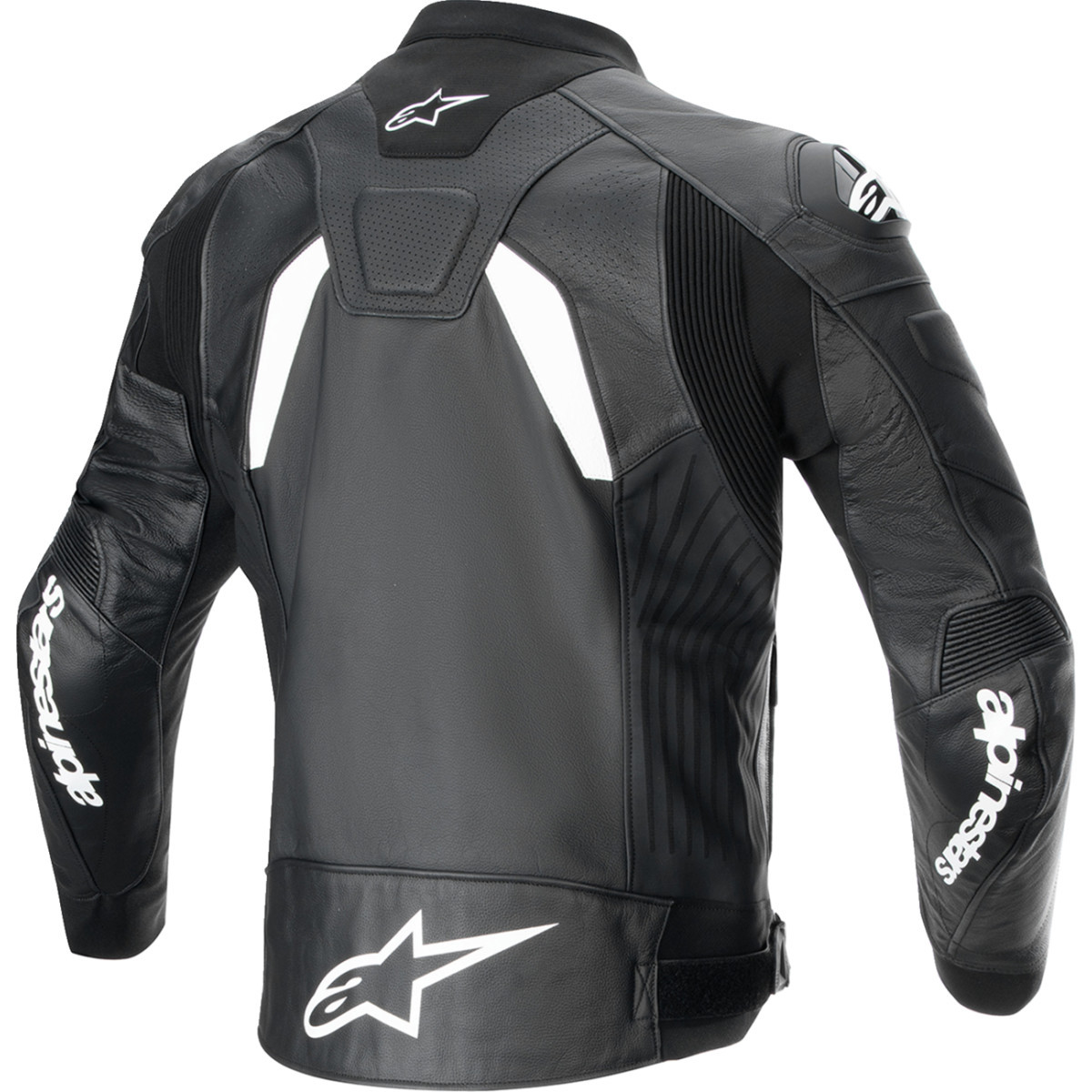 Alpinestars #3100624-12-60 - GP Plus R v4 Airflow Leather Jacket - Black/White - US 50 / EU 60