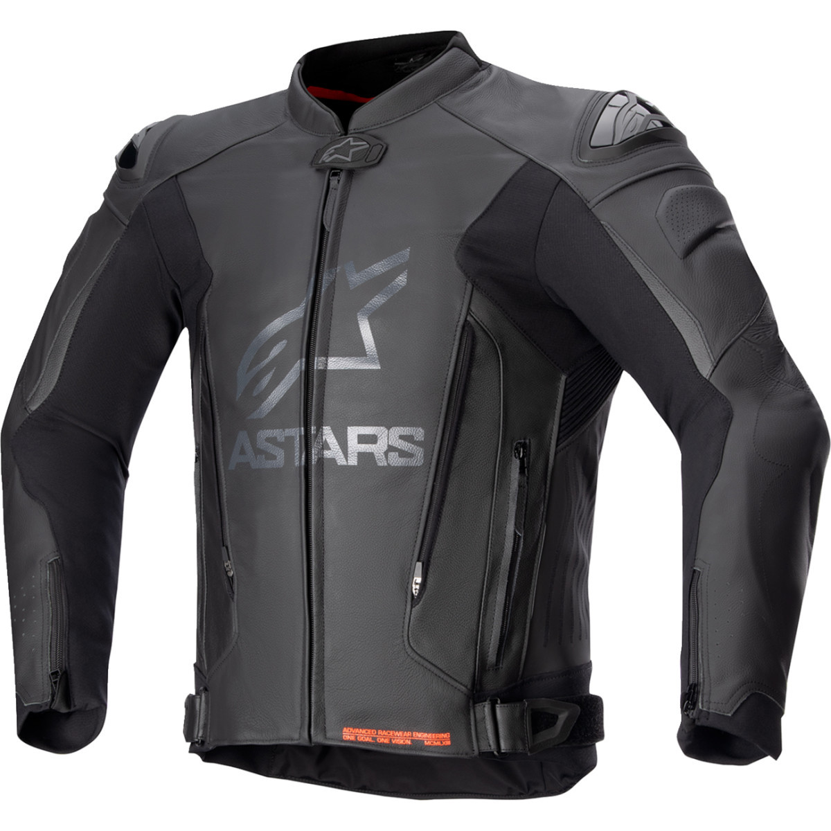 Alpinestars #3100524-1100-56 - GP Plus v4 Leather Jacket - Black/Black - US 46 / EU 56