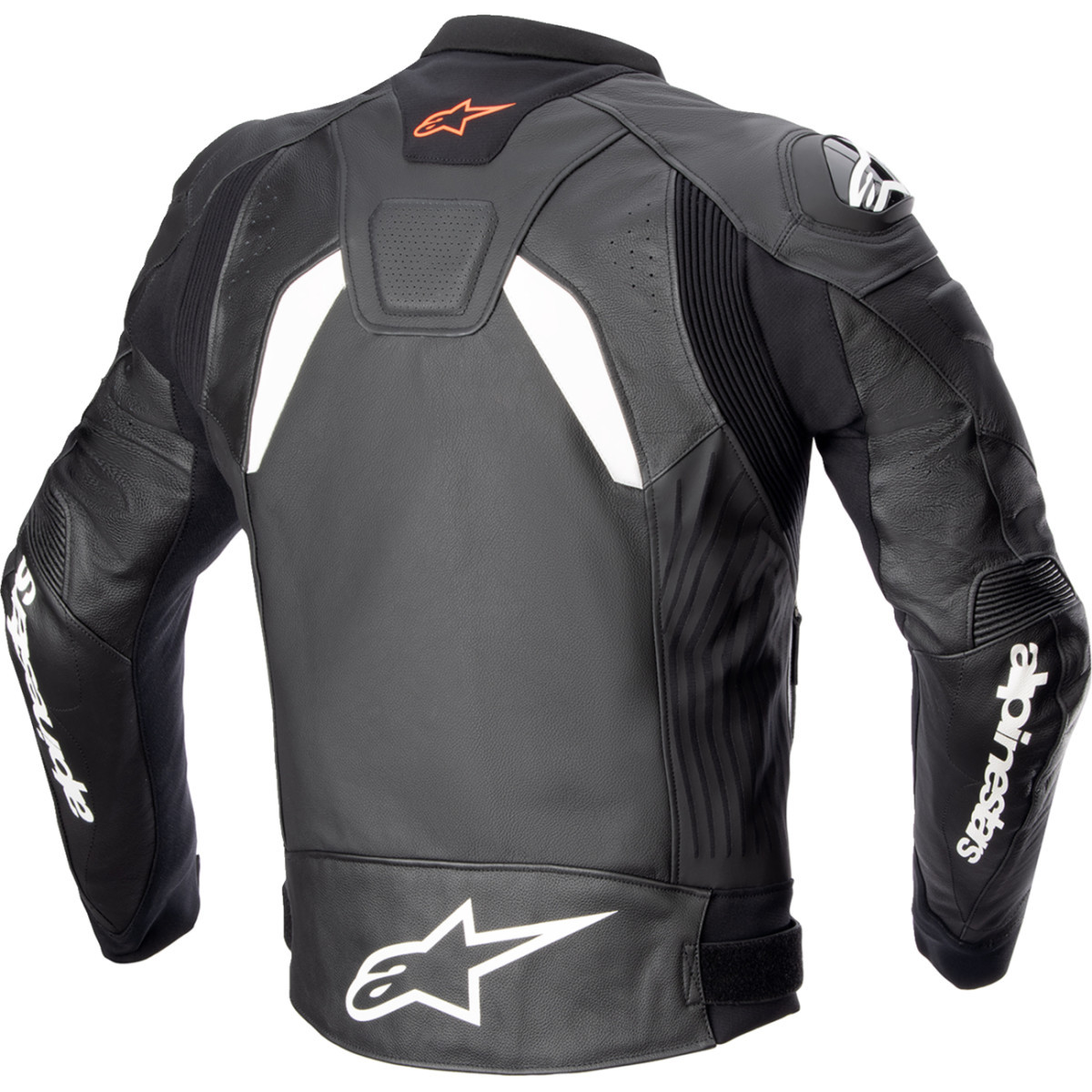 Alpinestars #3100524-12-56 - GP Plus v4 Leather Jacket - Black/White - US 46 / EU 56