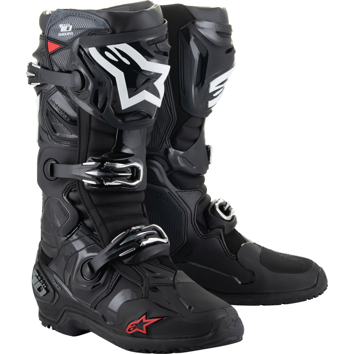 Alpinestars #2010025-10-11 - Tech 10 Enduro Boots - Black - US 11 / EU 45.5