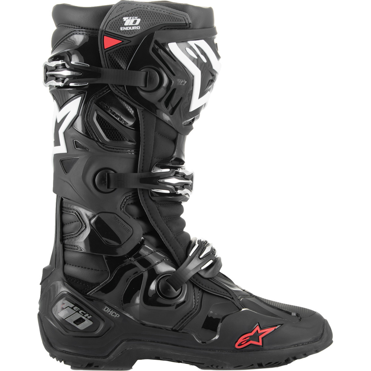Alpinestars #2010025-10-14 - Tech 10 Enduro Boots - Black - US 14 / EU 49.5