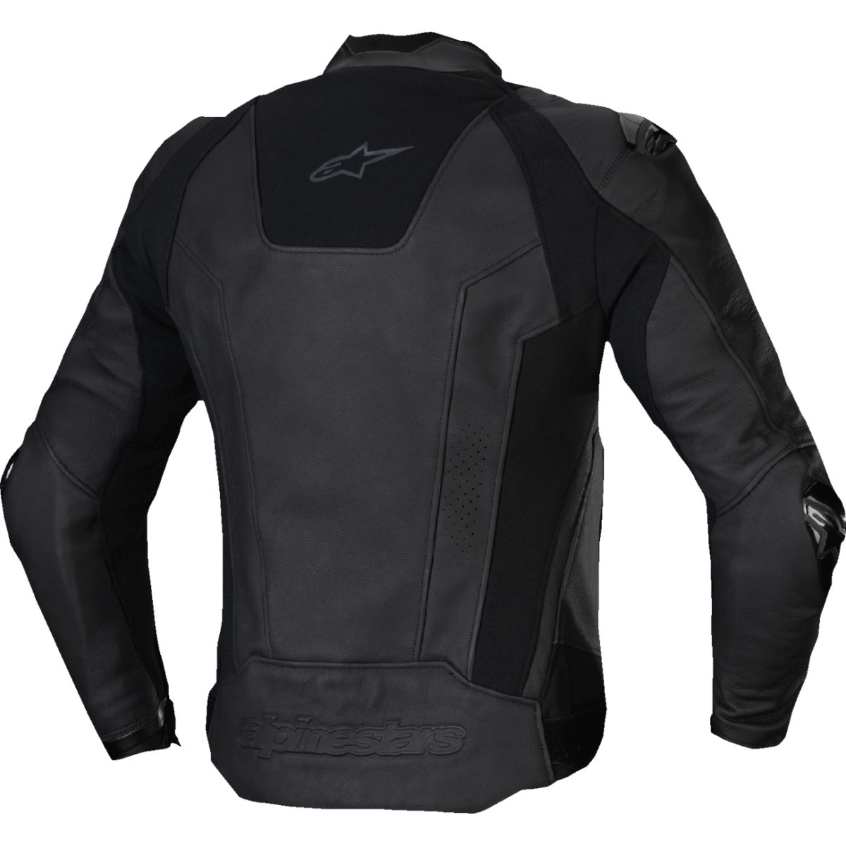 Alpinestars #3100125-1100-58 - Missile v3 Leather Jacket - Black/Black - US 48 / EU 58