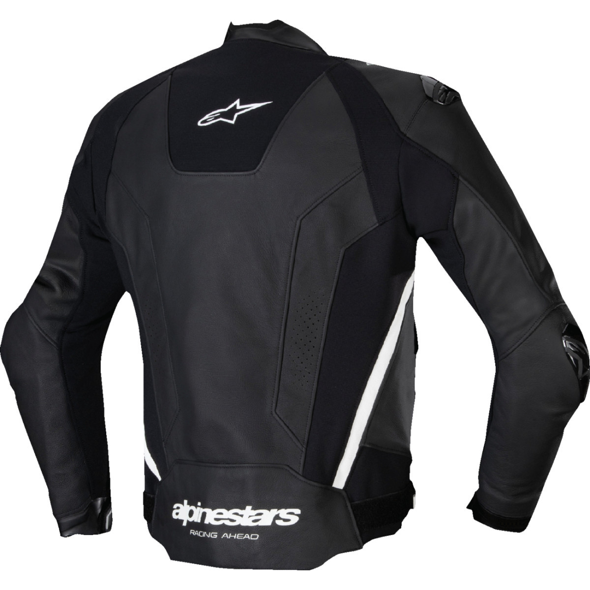 Alpinestars #3100125-12-50 - Missile v3 Leather Jacket - Black/White - US 40 / EU 50