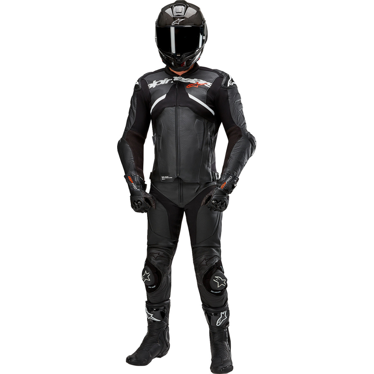 Alpinestars #3106524-10-48 - Atem v5 Leather Jacket - Black - US 38 / EU 48