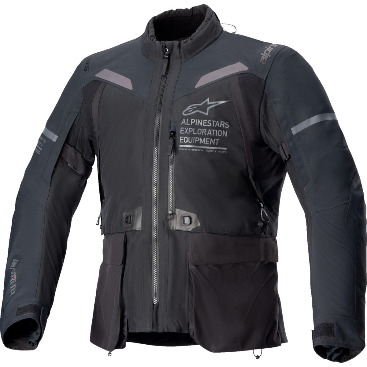 Alpinestars #3604124-111-3X - ST-7 2L Gore-Tex Jacket - Black/Dark Gray - 3XL