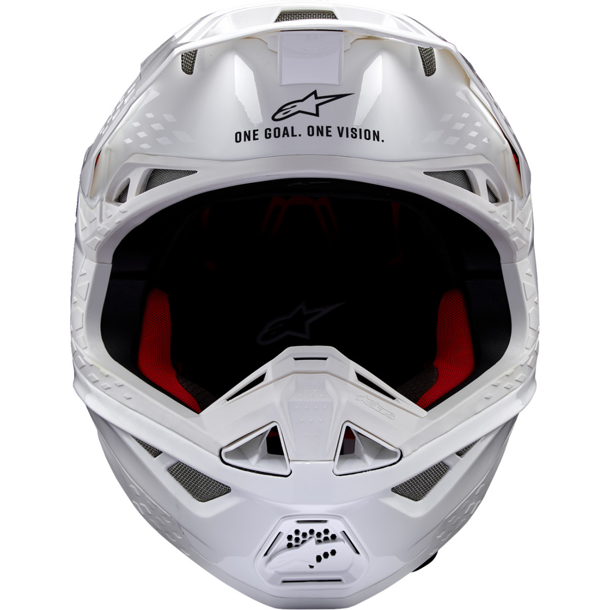 Alpinestars #8300323-2180-XL - Supertech M10 Helmet - Solid - MIPS® - Gloss White - XL
