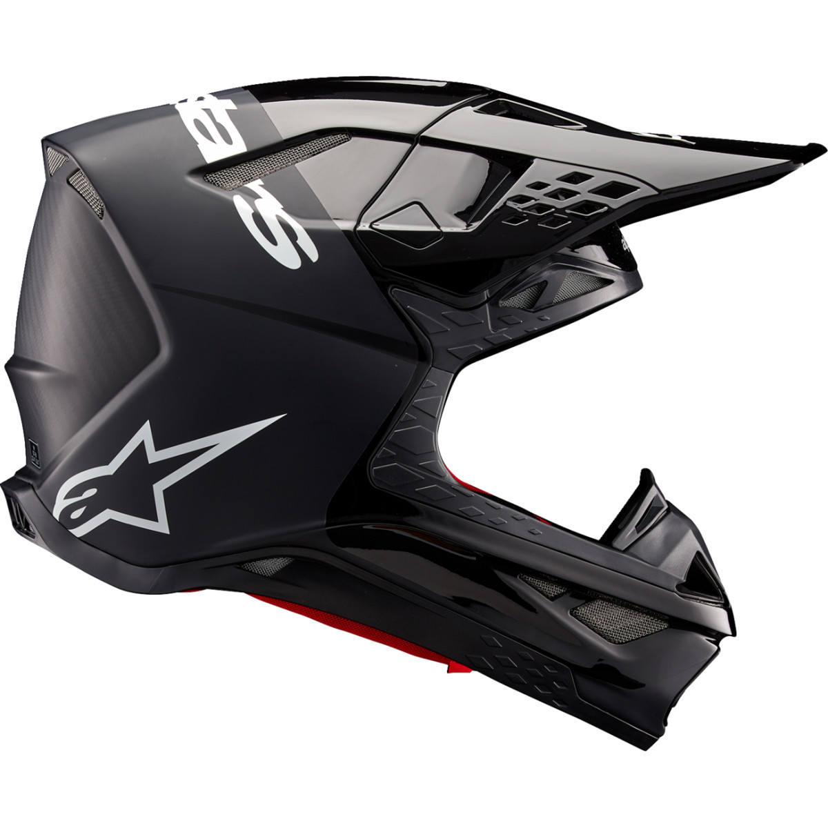 Alpinestars #8301023-1310-XS - Supertech M10 Helmet - Flood - MIPS® - Black/Dark Gray - XS