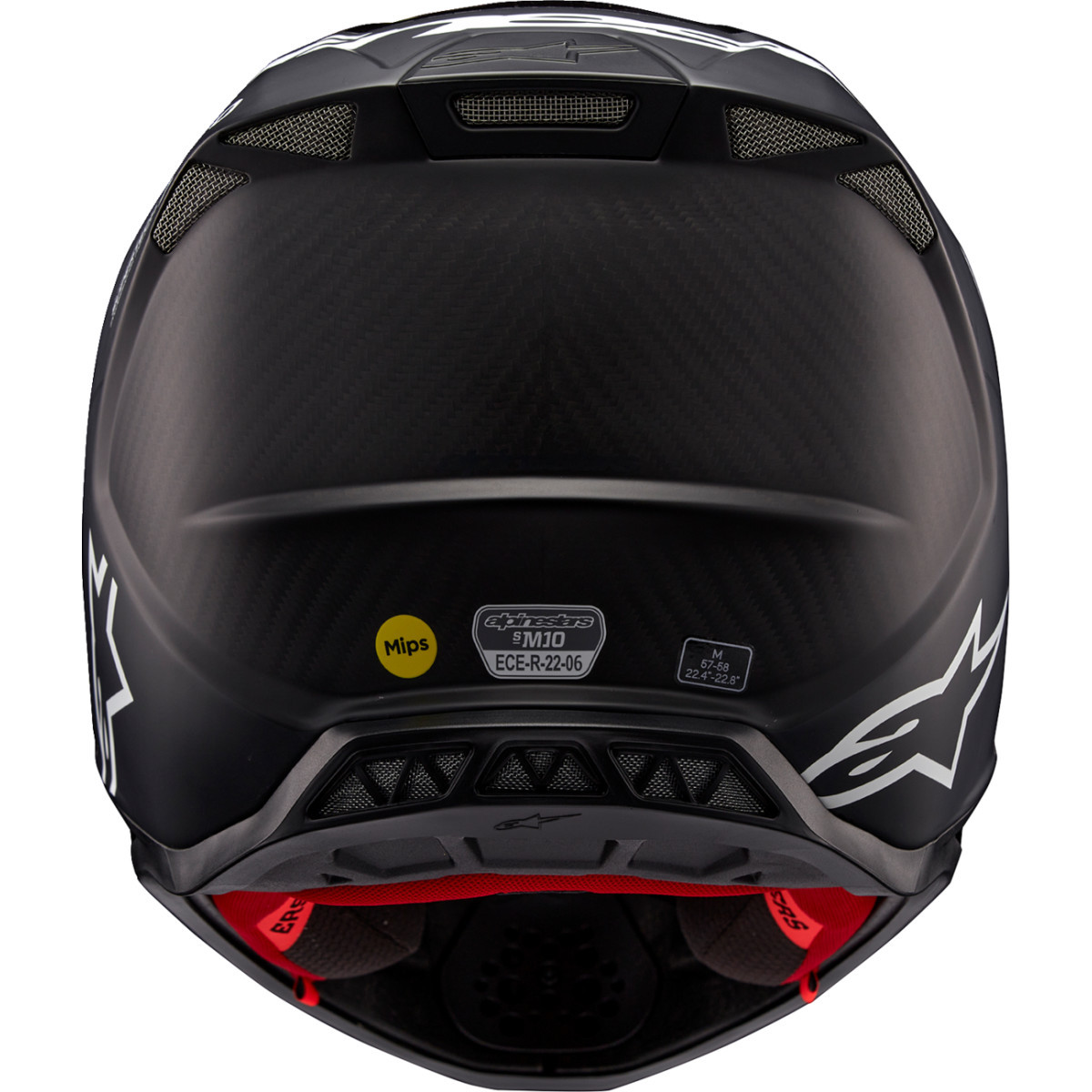 Alpinestars #8301023-1310-XL - Supertech M10 Helmet - Flood - MIPS® - Black/Dark Gray - XL