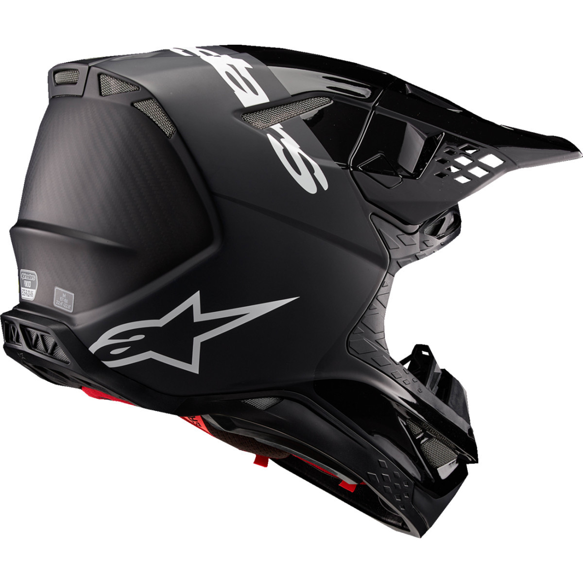 Alpinestars #8301023-1310-2X - Supertech M10 Helmet - Flood - MIPS® - Black/Dark Gray - 2XL