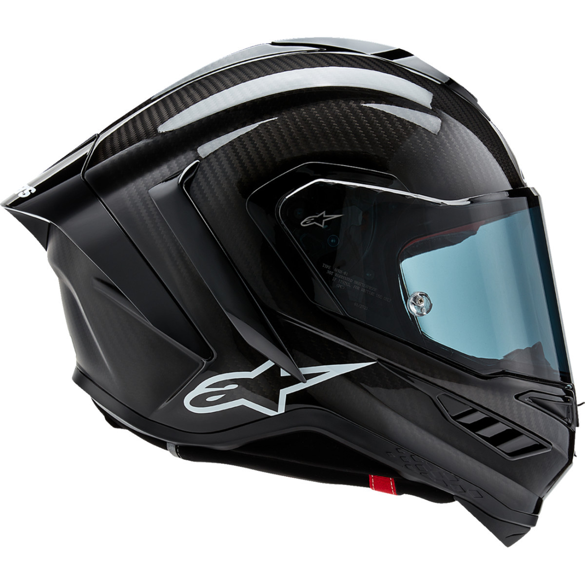 Alpinestars #8200124-1902-XXL - Supertech R10 Helmet - Solid - Carbon Black - 2XL