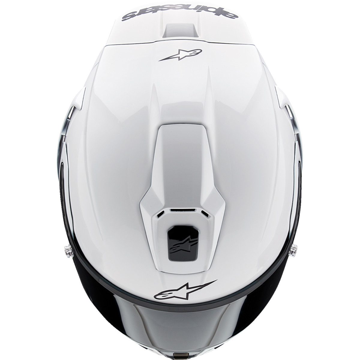 Alpinestars #8200124-2170-S - Supertech R10 Helmet - Solid - Gloss White - Small