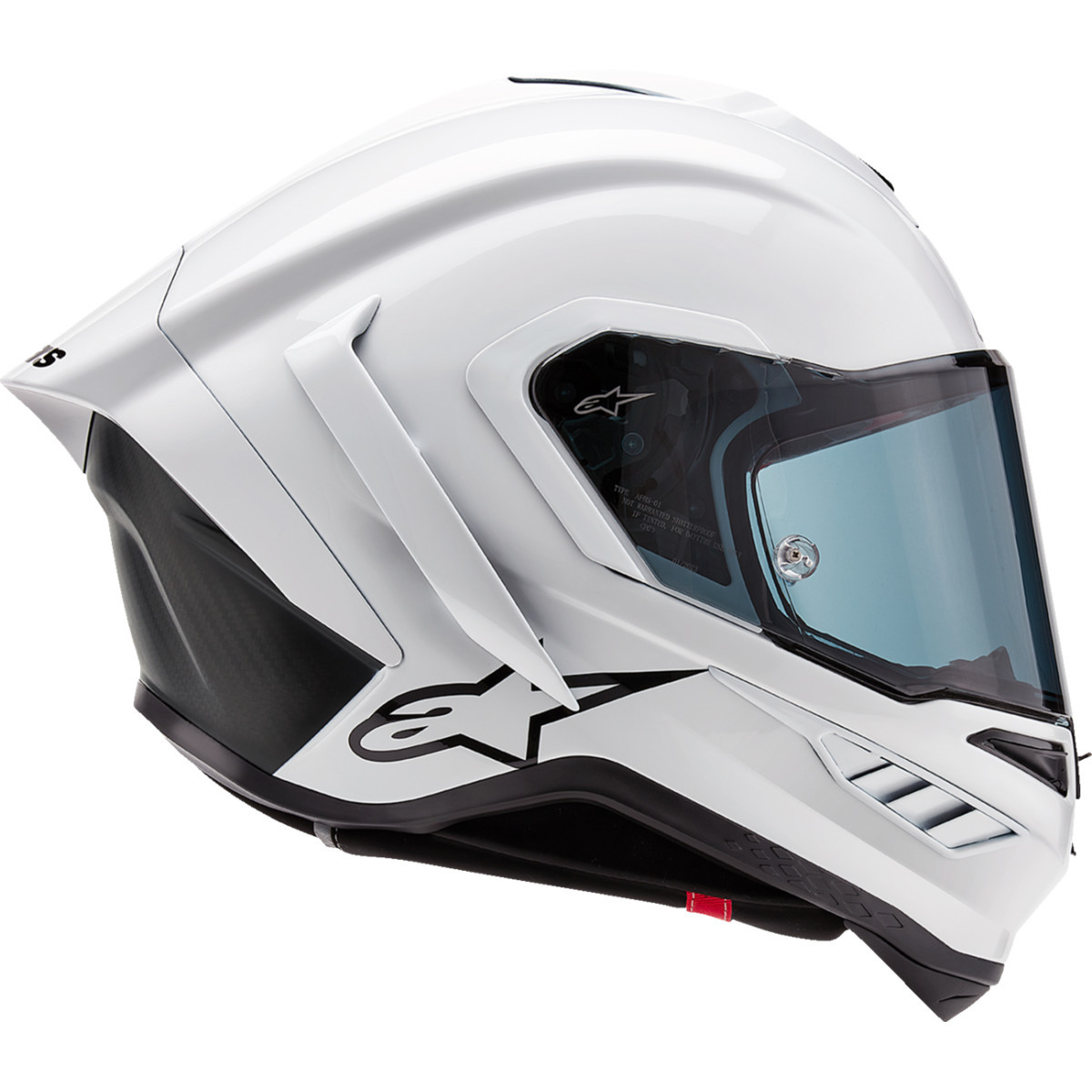Alpinestars #8200124-2170-XXL - Supertech R10 Helmet - Solid - Gloss White - 2XL