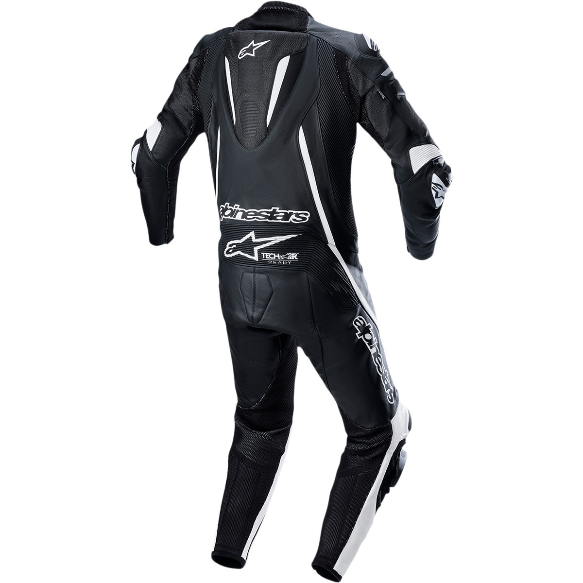 Alpinestars #3153022-12-56 - Fusion 1-Piece Suit - Black/White - US 46 / EU 56