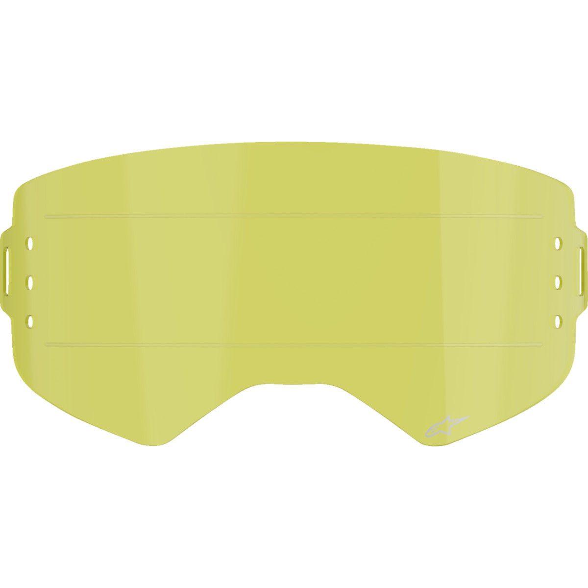 Alpinestars Goggles #9100625-5115 - Supertech Roll-Off Goggle Lens - Yellow