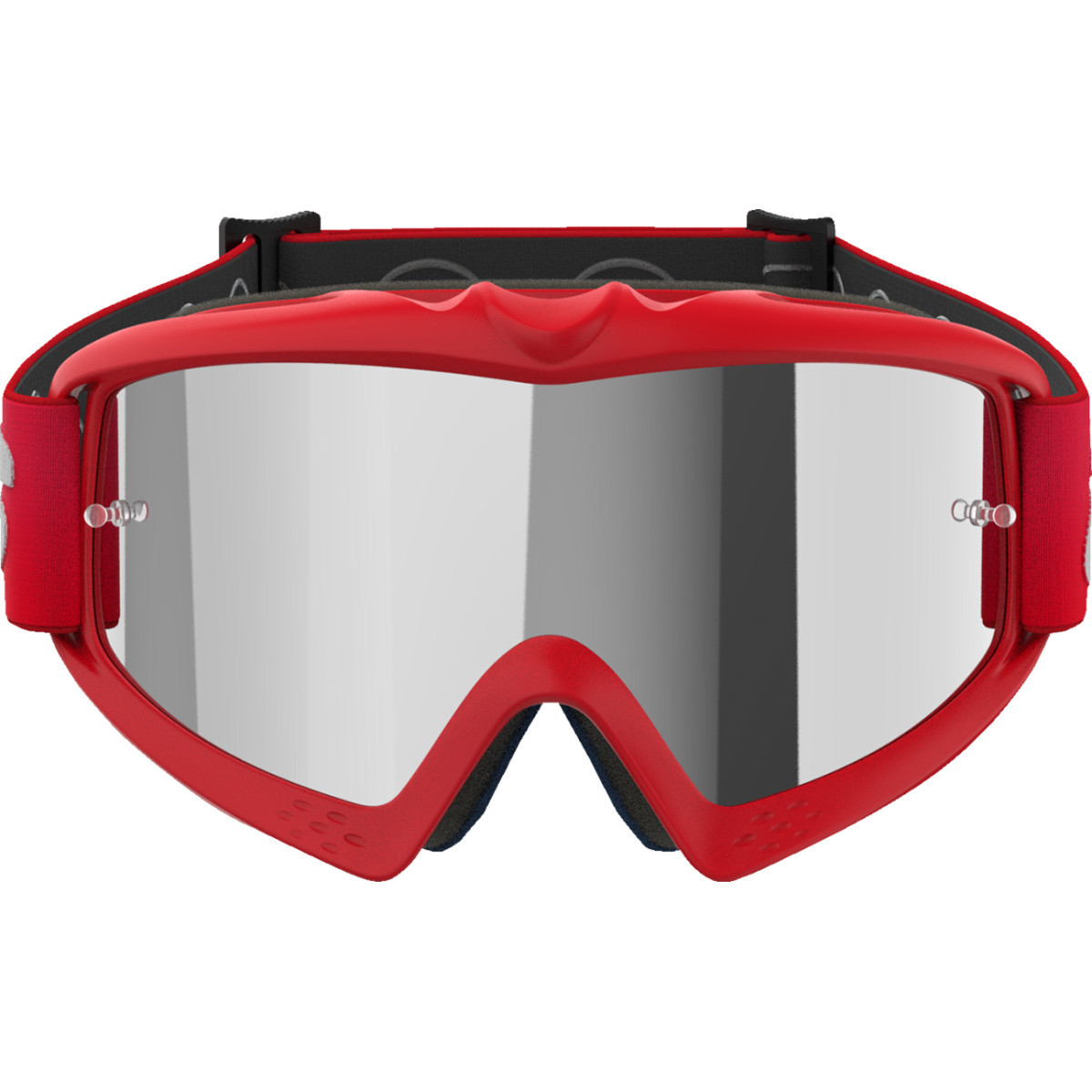 Alpinestars Goggles #5140425-3094 - Youth Vision Goggle - Blaze - Red - Silver Mirror Lens