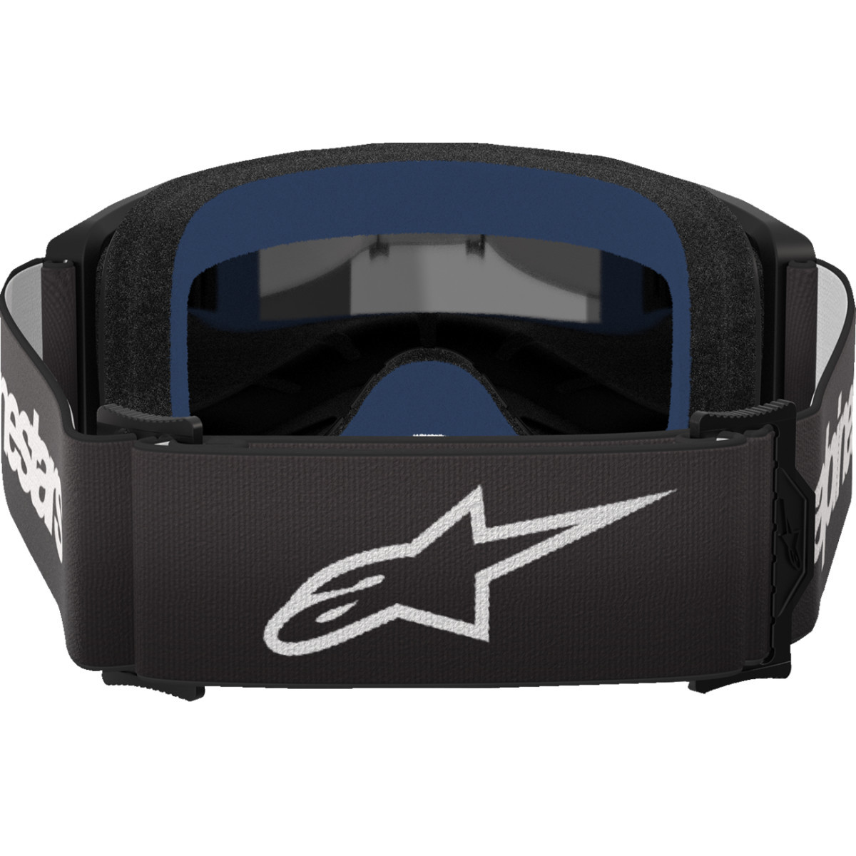 Alpinestars Goggles #5103225-1456 - Vision 3 Goggle - Wordmark - Black - Silver Mirror Lens