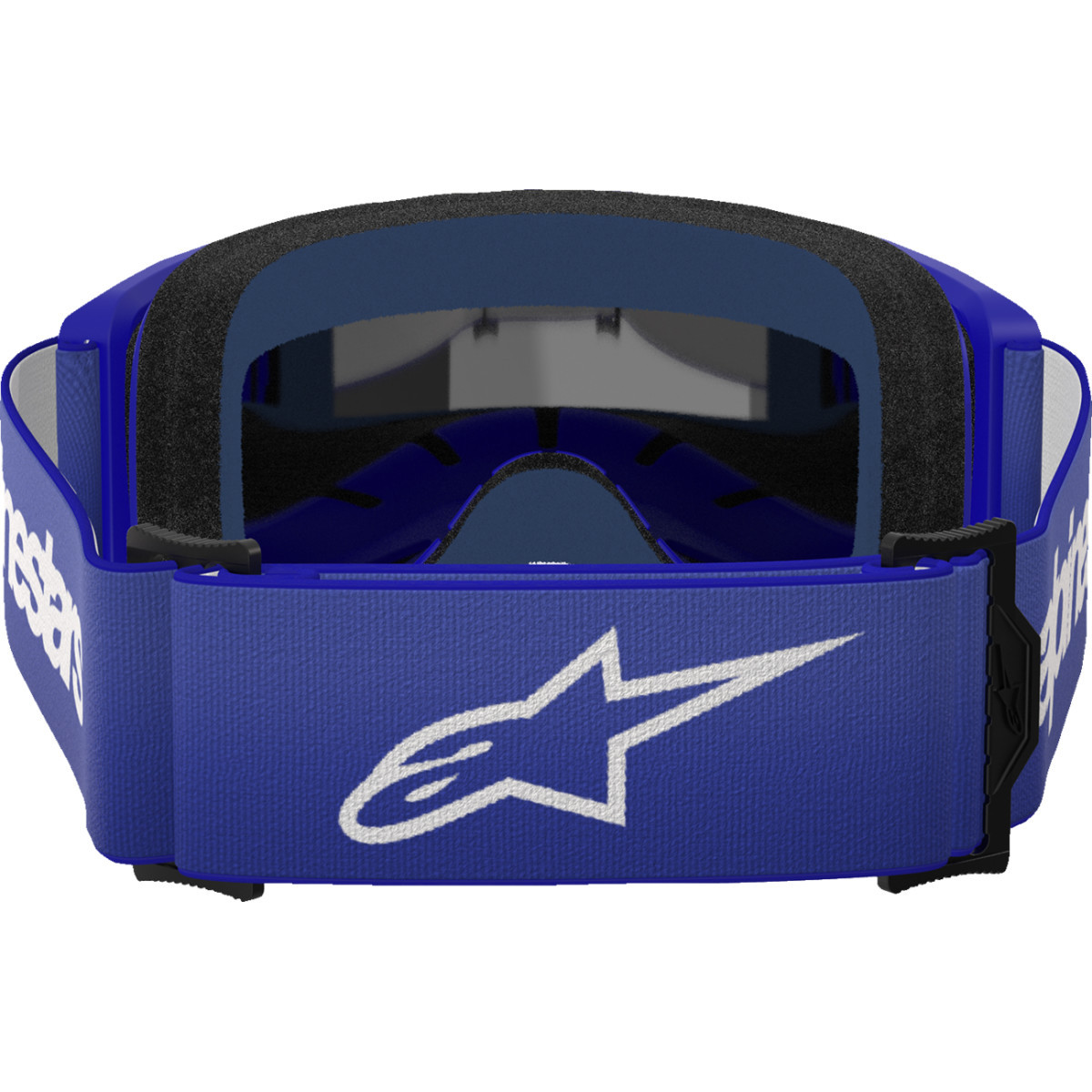 Alpinestars Goggles #5103225-7266 - Vision 3 Goggle - Wordmark - Blue - Silver Mirror Lens