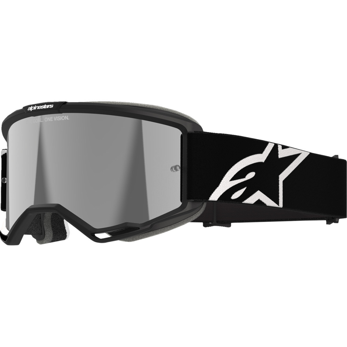 Alpinestars Goggles #5101825-1456 - Vision 5 Goggle - Corp - Black - Silver Mirror Lens