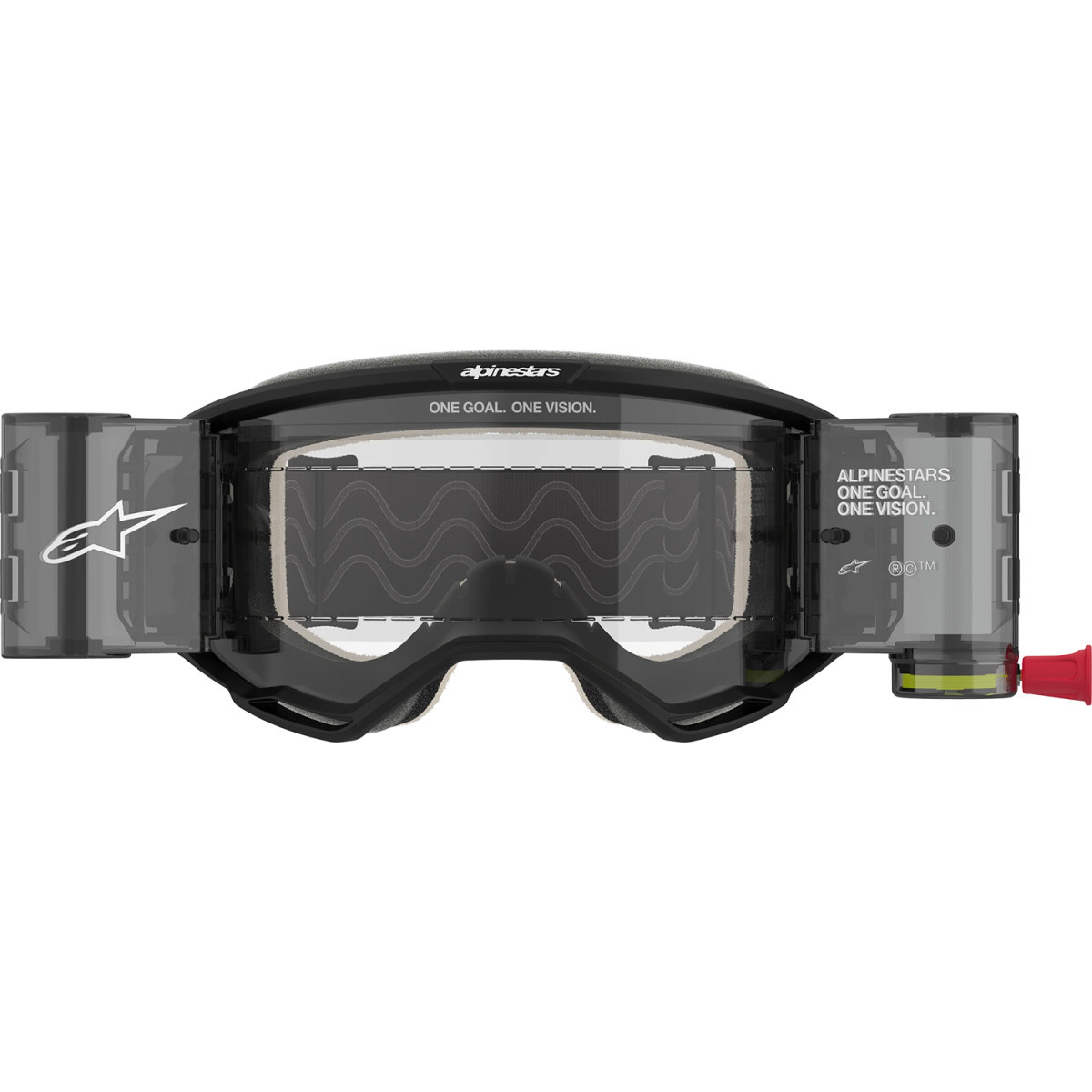 Alpinestars Goggles #5102825-1529 - Vision 5 Roll-Off Goggle - Corp - Black - Clear Lens