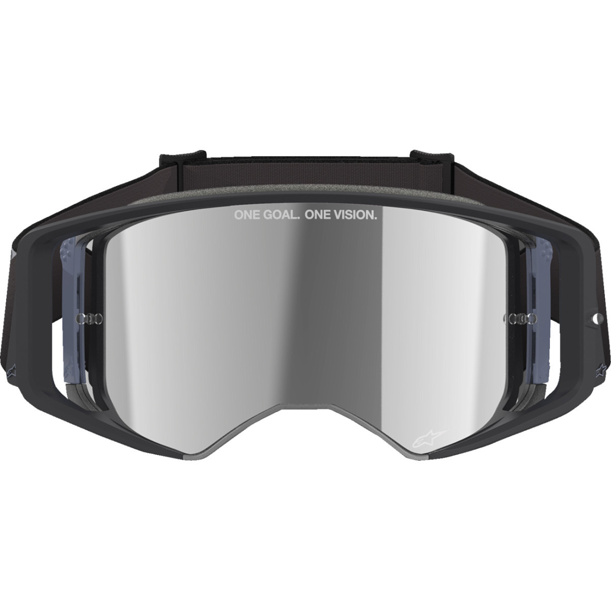 Alpinestars Goggles #5100325-1513 - Supertech Goggle - Corp - Black - ABS Vision - Gray Mirror Lens