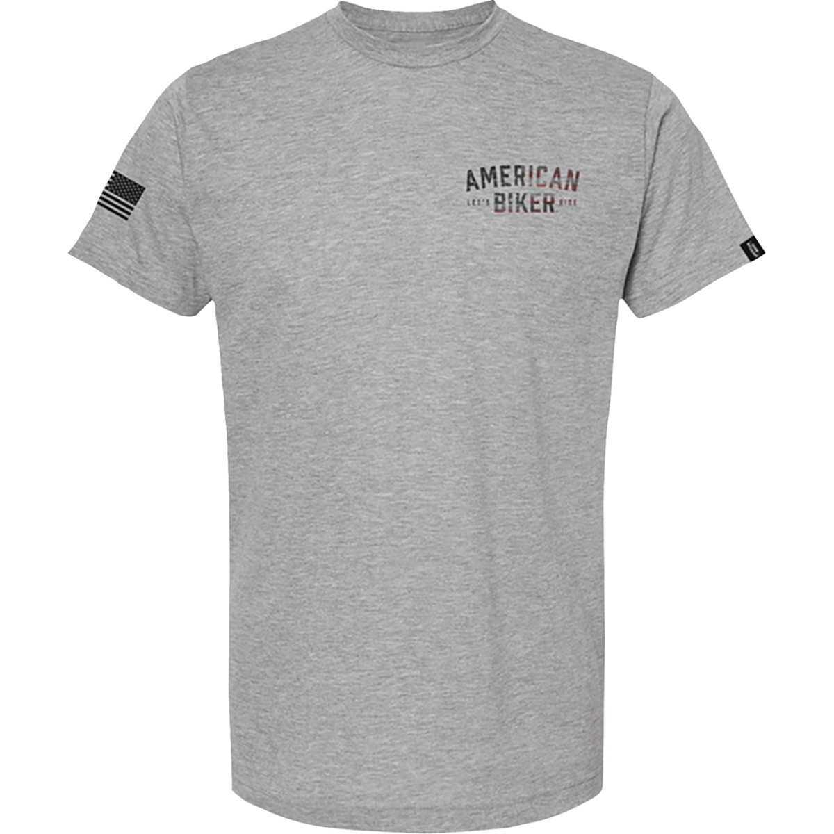 American Biker #ABBRWBSAM02S241GYXR - Biker Sam Active T-Shirt - Red/White/Blue - XL