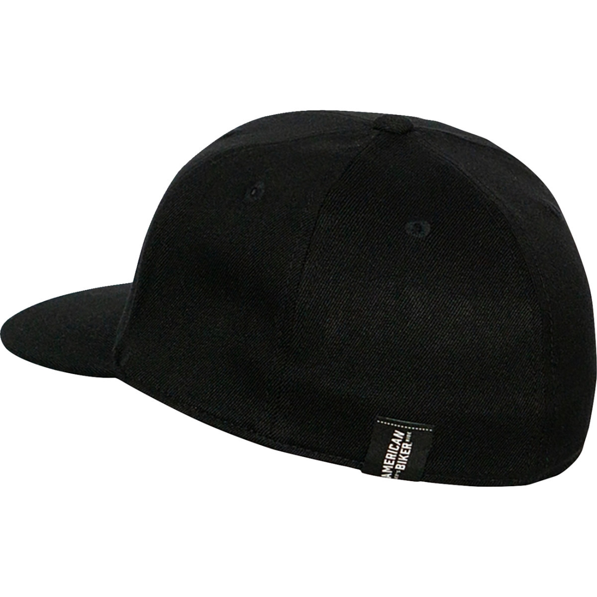 American Biker #ABBHANDLEBAR05H12BKL - Handlebar Society Flexfit® Flatbrim Hat - Black - Large/XL