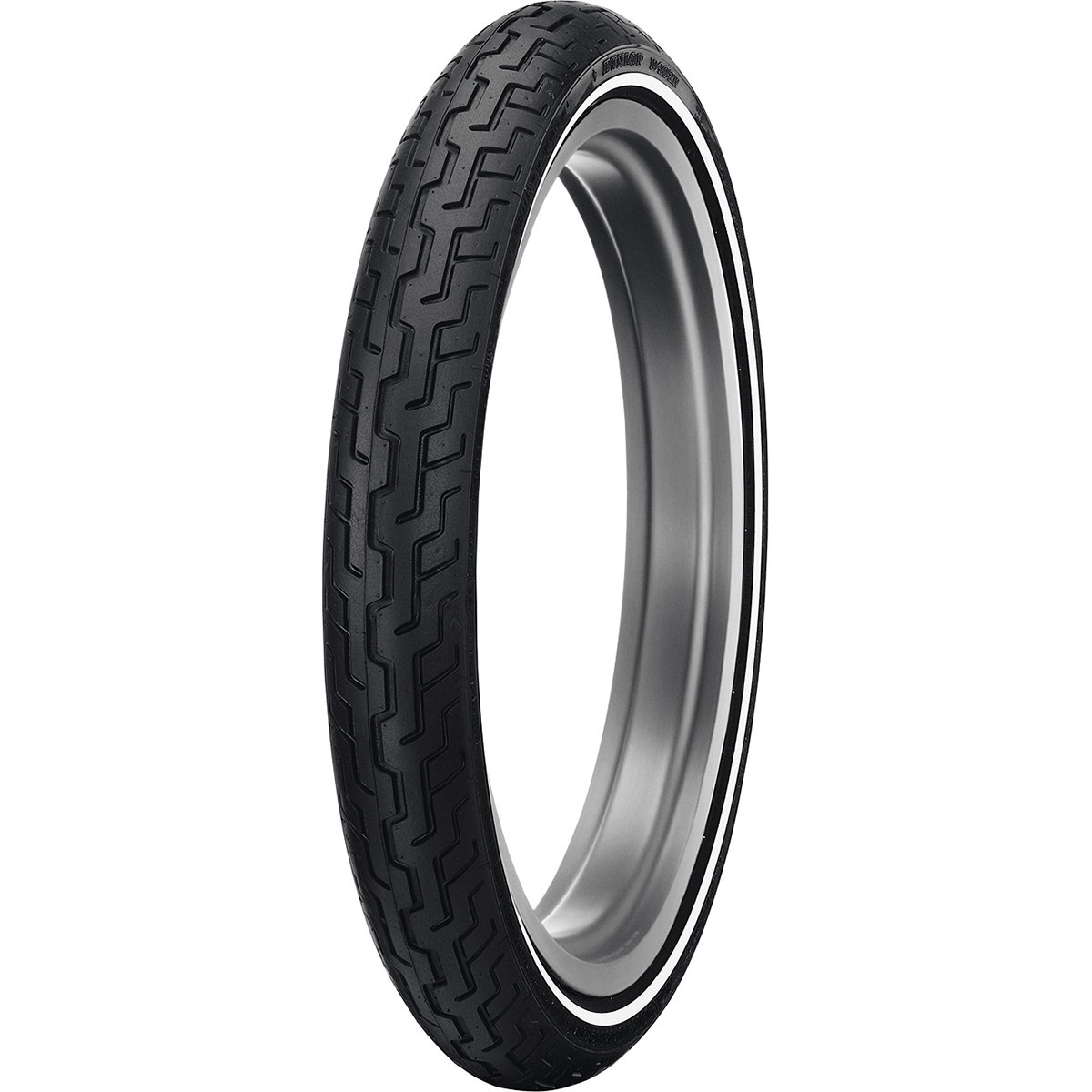 Dunlop #45006206 - Tire - D402 - Front - MH90-21 - Narrow Whitewall - 54H