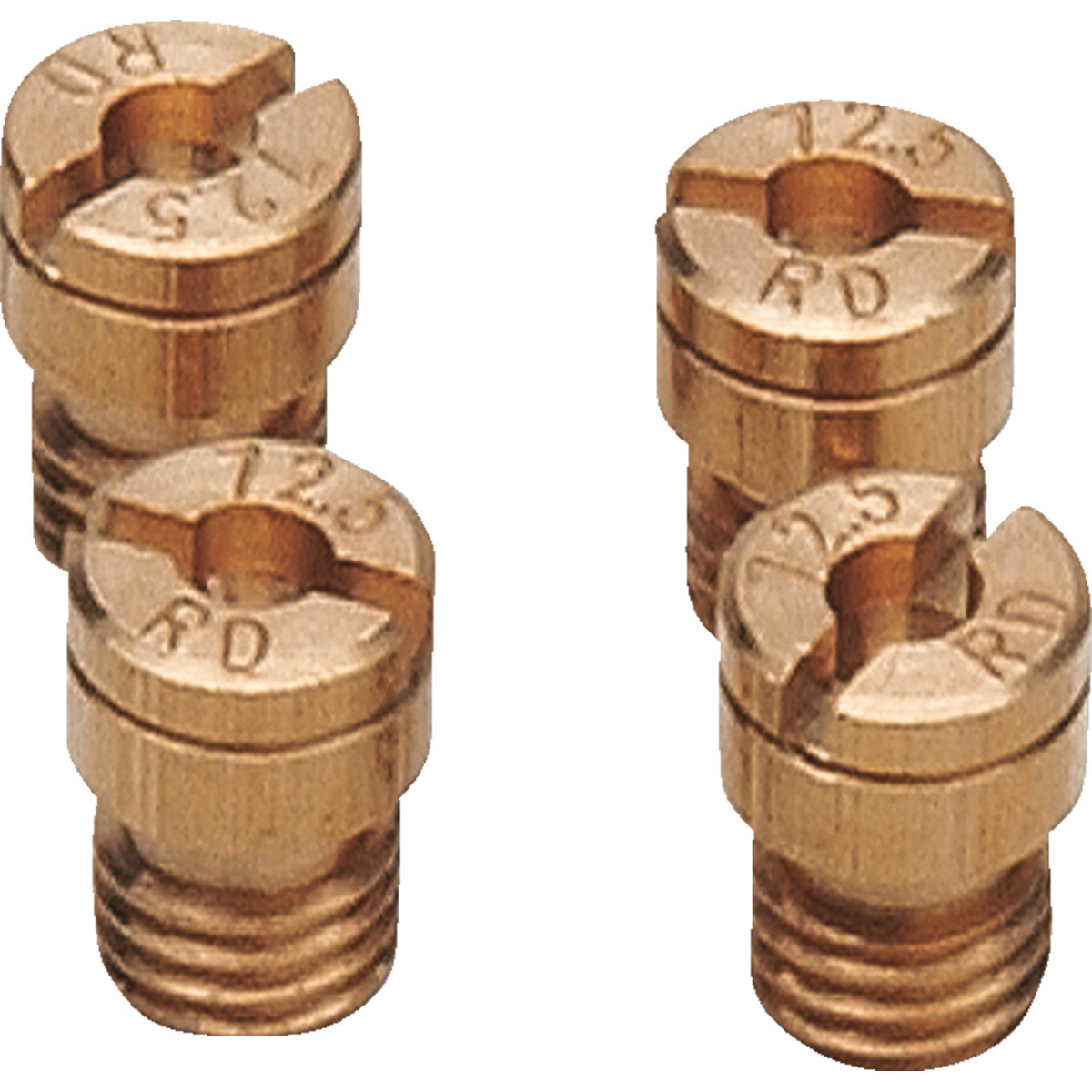 EBC #KJ145-4 - A-Bax Precision Keihin-Style Slot Head (KJ Prefix) Main Jets - #145 - 4-Pack