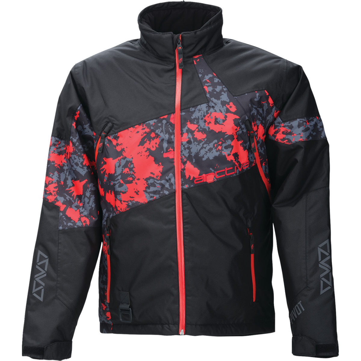 Arctiva - Pivot 7 Insulated Jacket - Camo Black/Red - 2XL