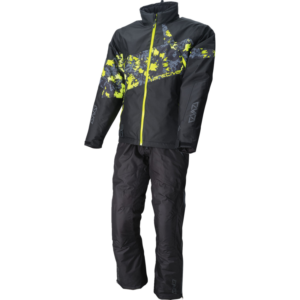 Arctiva - Pivot 7 Insulated Jacket - Camo Black/Hi-Vis - 2XL
