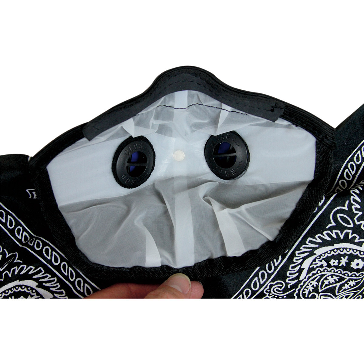 Atv-tek #BDMBLK - Bandana Dust Mask - Black
